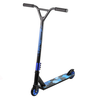 Самокат для трюків Scooter, колеса 100 мм PU алюміній 6+ Синій (Уцінка- без рідної коробки) 
