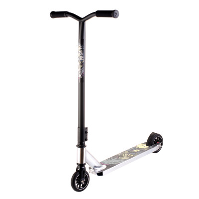 Самокат для трюків Scooter, колеса 110 мм PU алюміній 6+ Хром (Уцінка- без рідної коробки) 