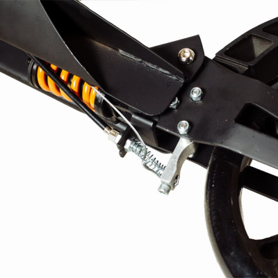 Самокат дитячий Urban Scooter колеса 200мм PU з ручним гальмом Чорний 10+ Самокат дитячий Urban Scooter колеса 200мм PU з ручним гальмом Чорний 10+