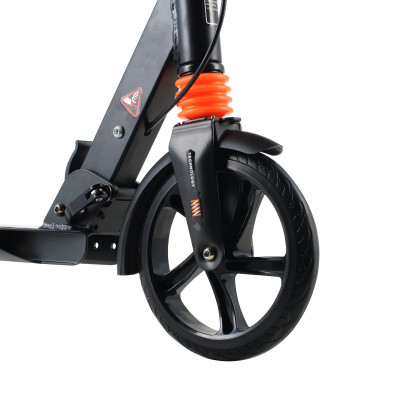 Самокат дитячий Urban Scooter колеса 200мм PU з ручним гальмом Чорний 10+ Самокат дитячий Urban Scooter колеса 200мм PU з ручним гальмом Чорний 10+