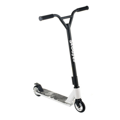 Самокат для трюків Scooter, колеса 110 мм PU алюміній 6+ Білий  (Уцінка- без рідної коробки) 