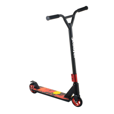 Самокат для трюків Scooter, колеса 110 мм PU алюміній 6+ Червоний  (Уцінка- без рідної коробки) 