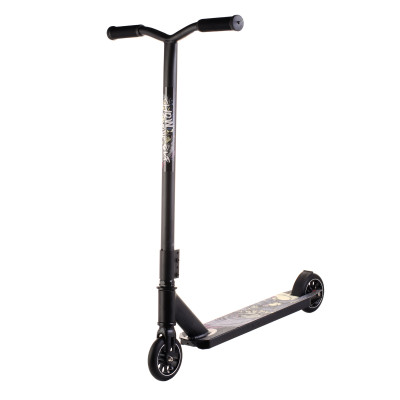 Самокат для трюків Scooter, колеса 110 мм PU алюміній 6+ Чорний  (Уцінка- без рідної коробки) 