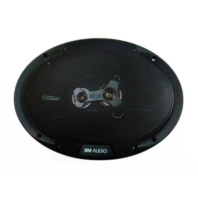 Автомобільні колонки Boschmann BM Audio XW-934FR 6х9 овали трьохсмугові 400W Чорні Автомобільні колонки Boschmann BM Audio XW-934FR 6х9 овали трьохсмугові 400W Чорні