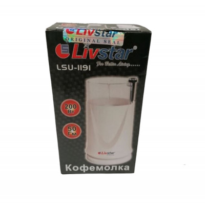 Кавомолка електрична Livstar Lsu-1191 200 Вт Кавомолка електрична Livstar Lsu-1191 200 Вт
