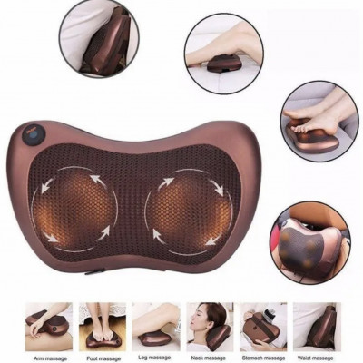 Масажна інфрачервона подушка Massage Pillow / Роликовий масажер для шиї та тіла з підігрівом Масажна інфрачервона подушка Massage Pillow / Роликовий масажер для шиї та тіла з підігрівом