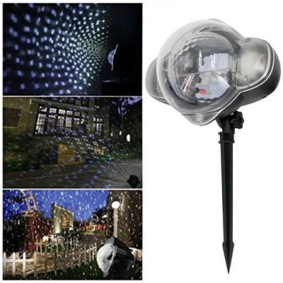 Кольоровий лазерний проект Snow flower Lamp
