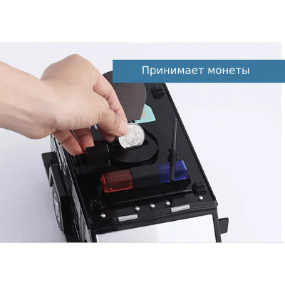 Дитяча скарбничка сейф машинка інкасатор з відбитком пальця Дитяча скарбничка сейф машинка інкасатор з відбитком пальця