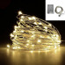 Гірлянда Роса 5м , дрот на батарейках+ USB: 50 LED , Теплий білий