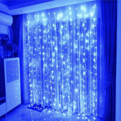 Світлодіодна гірлянда штора 3*2м 240 Led Синій