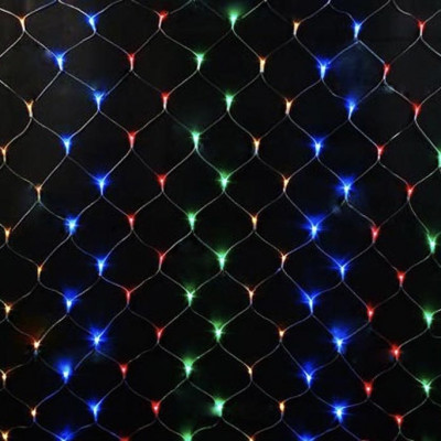 Світлодіодна Гірлянда Сітка 120 Led (1.5*1.5м) Мульти (різнокольорова)