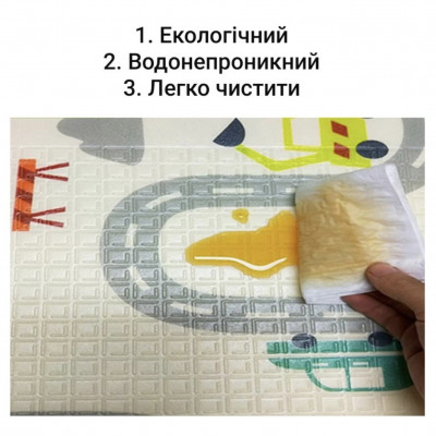 Дитячий Двосторонній Термо Килимок, Розмір 180*200*0.8 В сумці Дитячий Двосторонній Термо Килимок, Розмір 180*200*0.8 В сумці