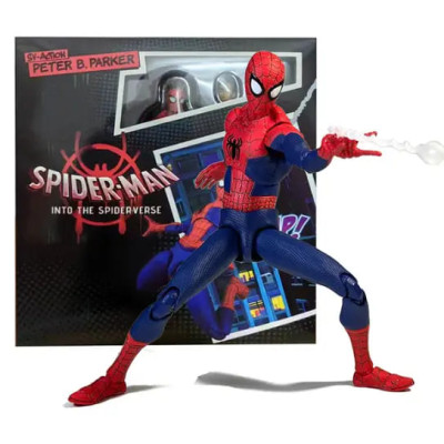 Колекційна фігурка Людина павук Spider-Man 26см Павутина всесвітів  