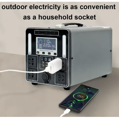 Портативна електростанція 1000W/1200Wh 100 Ah Smart Sine Wave T1000