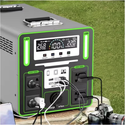 Портативна електростанція 1500W/1500Wh 120 Ah Smart Sine Wave T1500